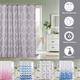 Polyester Shower Curtain With Hooks